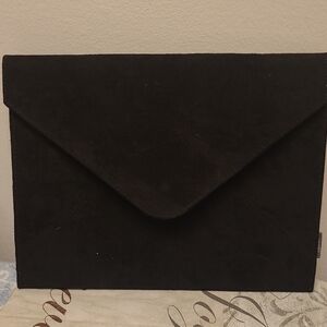 NWT Black Suede Portfolio